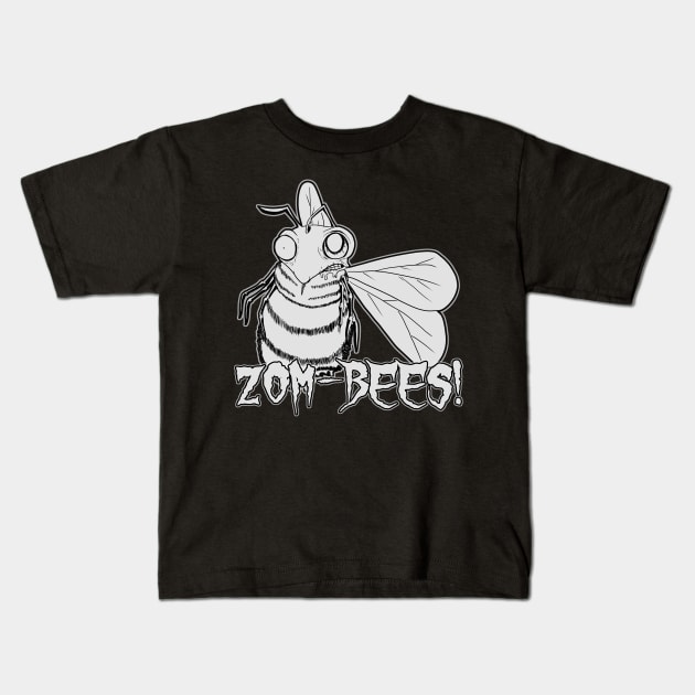 Zom-Bees! Kids T-Shirt by liquidruby